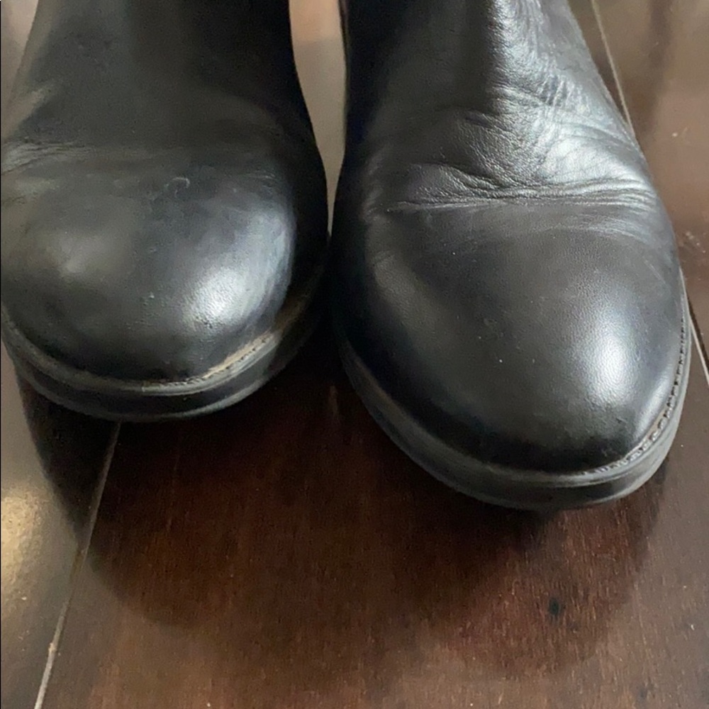 Sam Edelman Penny Black Tall Leather Riding Boots Size 7.5 - Picture 3 of 8